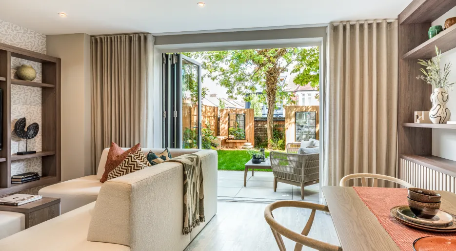 North Gate Park - Plot 2 The Ash - dining room, living room, garden